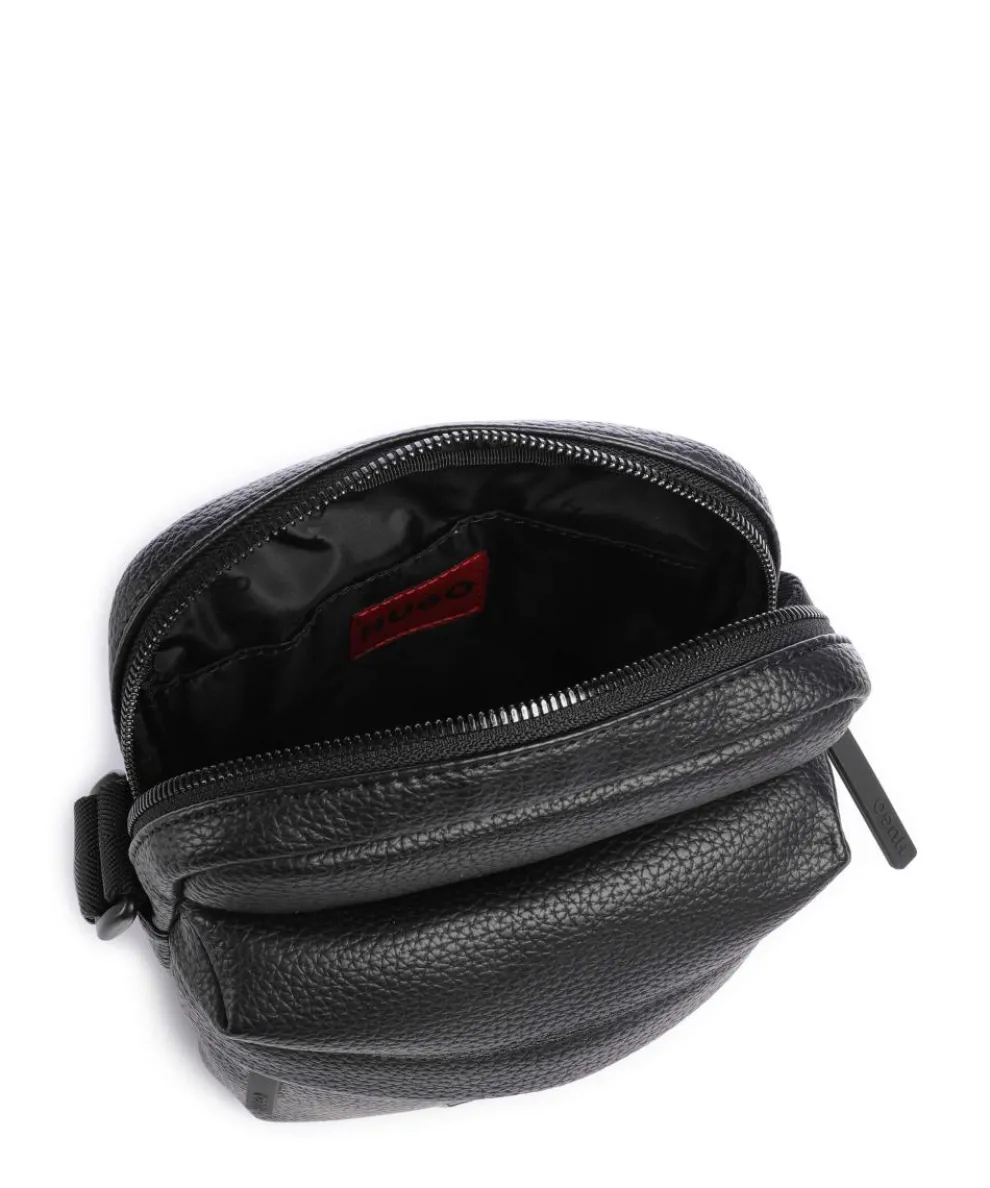 Ethon Umhängetasche Lederimitat schwarz