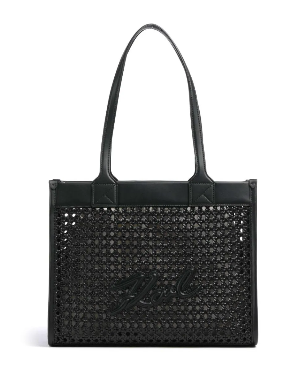 K/Skuare Shopper Lederimitat schwarz