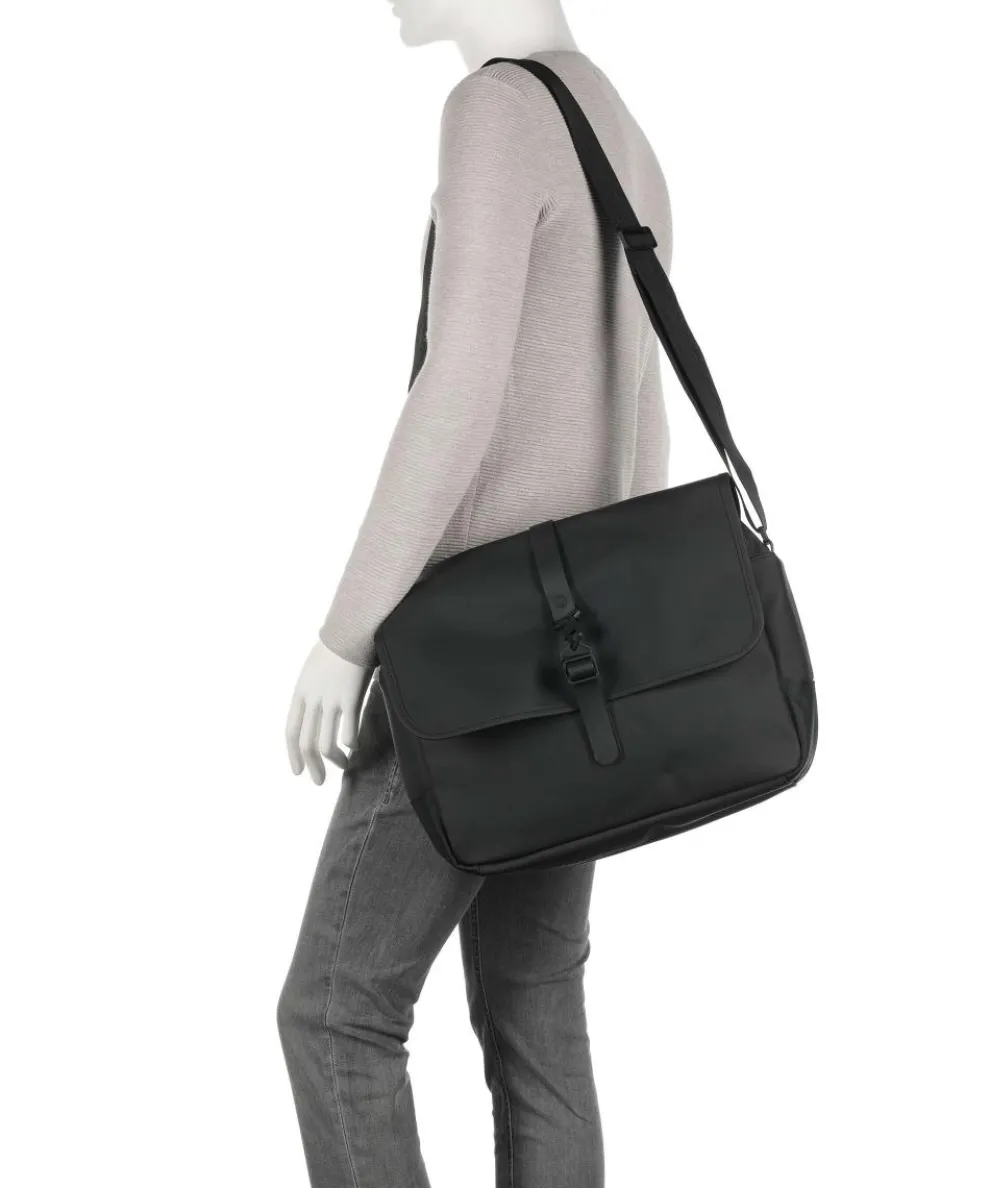 Kuriertasche 16″ Polyurethane, Polyester schwarz