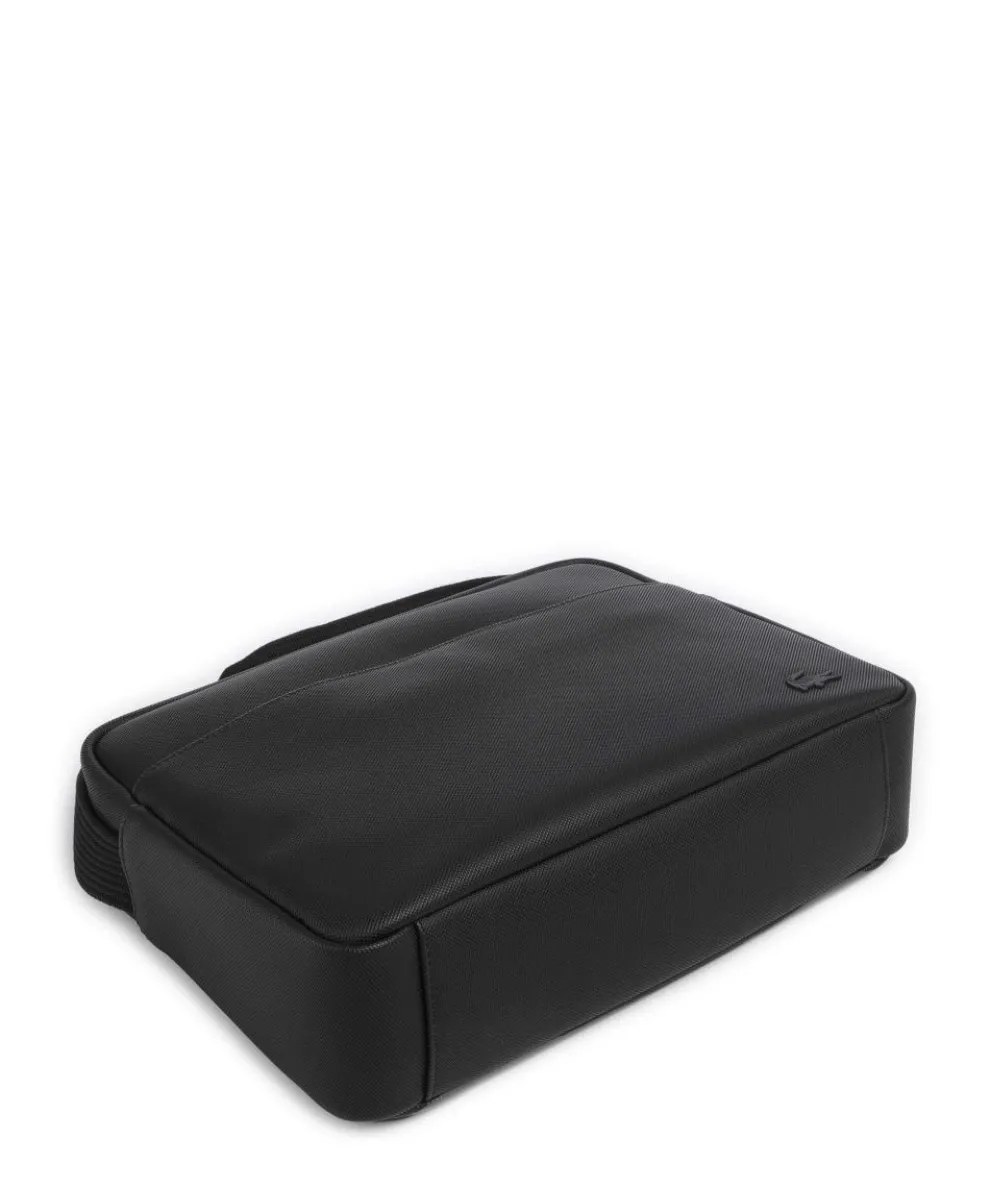 Kuriertasche Lederimitat schwarz