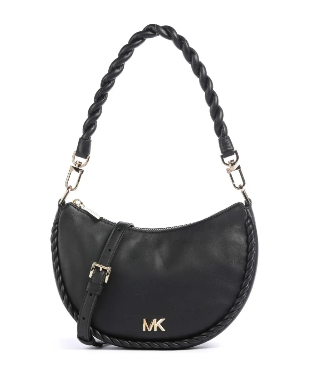 Kyla Small Schultertasche fein genarbtes Rindsleder schwarz