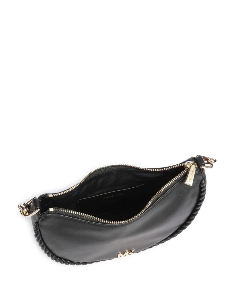 Kyla Small Schultertasche fein genarbtes Rindsleder schwarz