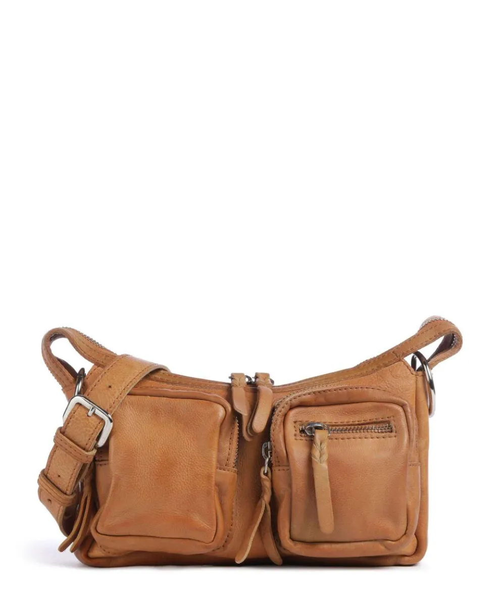 Salvatorianerplatz 4 Schultertasche genarbtes Rindsleder braun