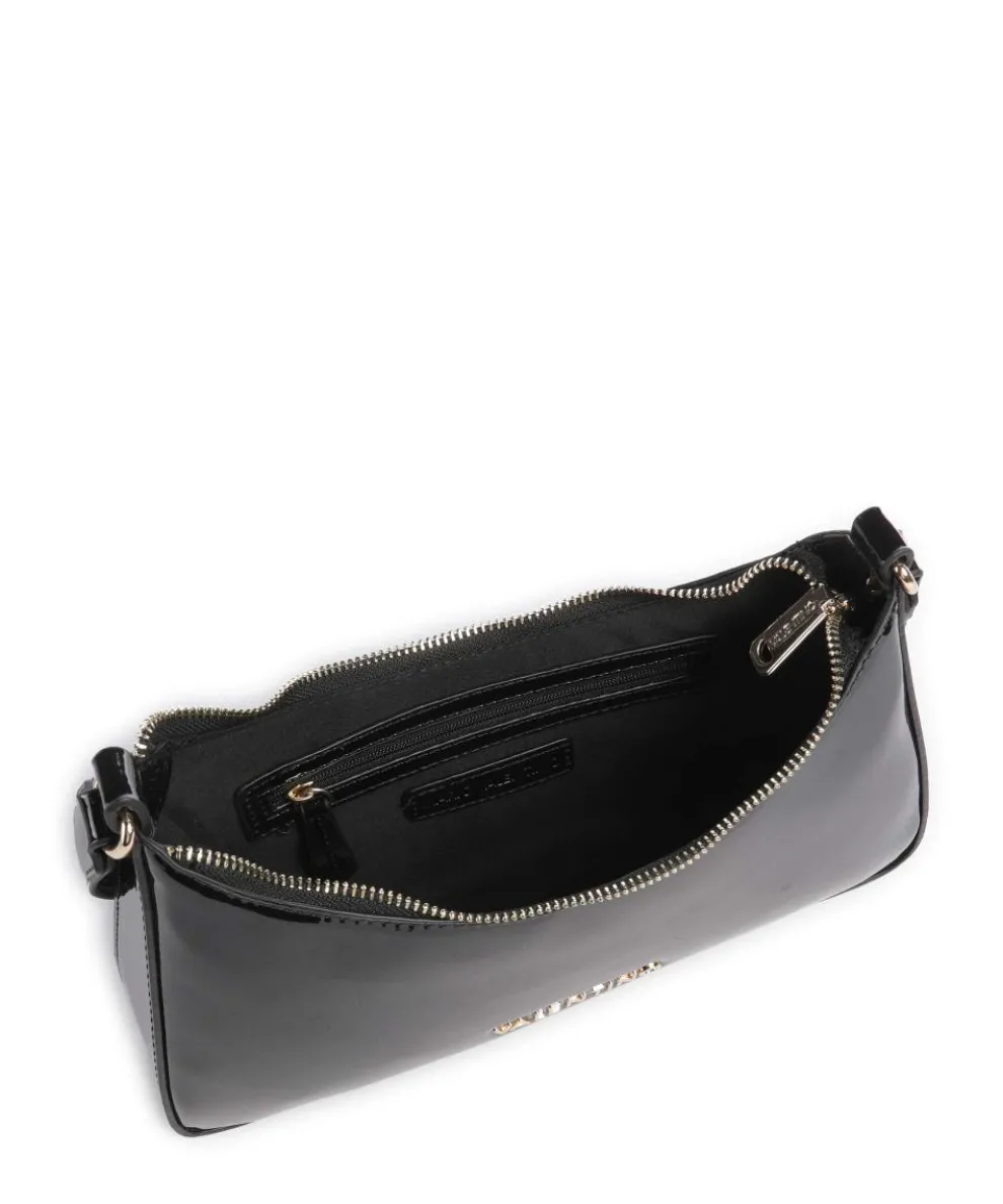 Kelly Schultertasche Lederimitat schwarz