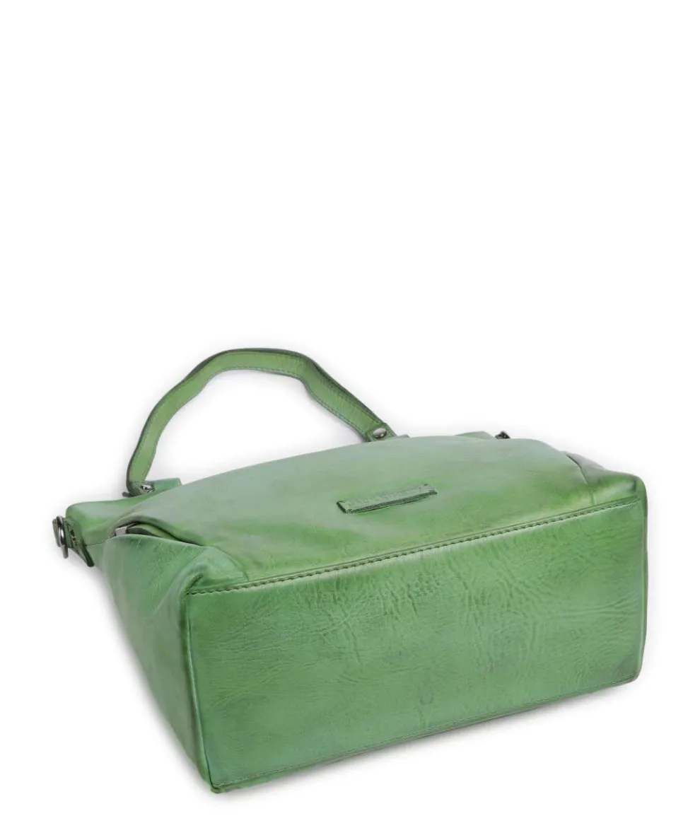 Nelson 3 Handtasche genarbtes Leder grün