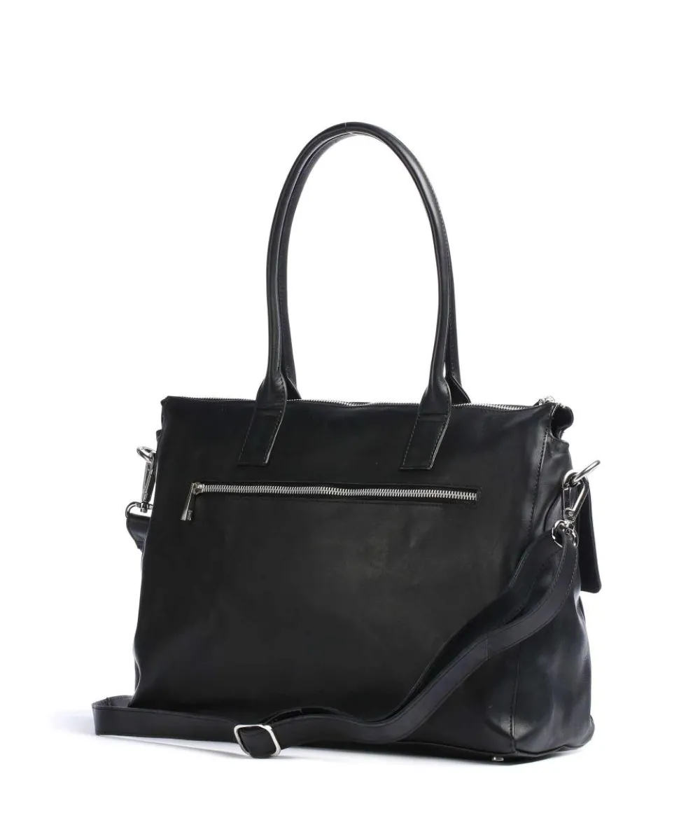 Nobi Handtasche 13″ Rindsleder schwarz