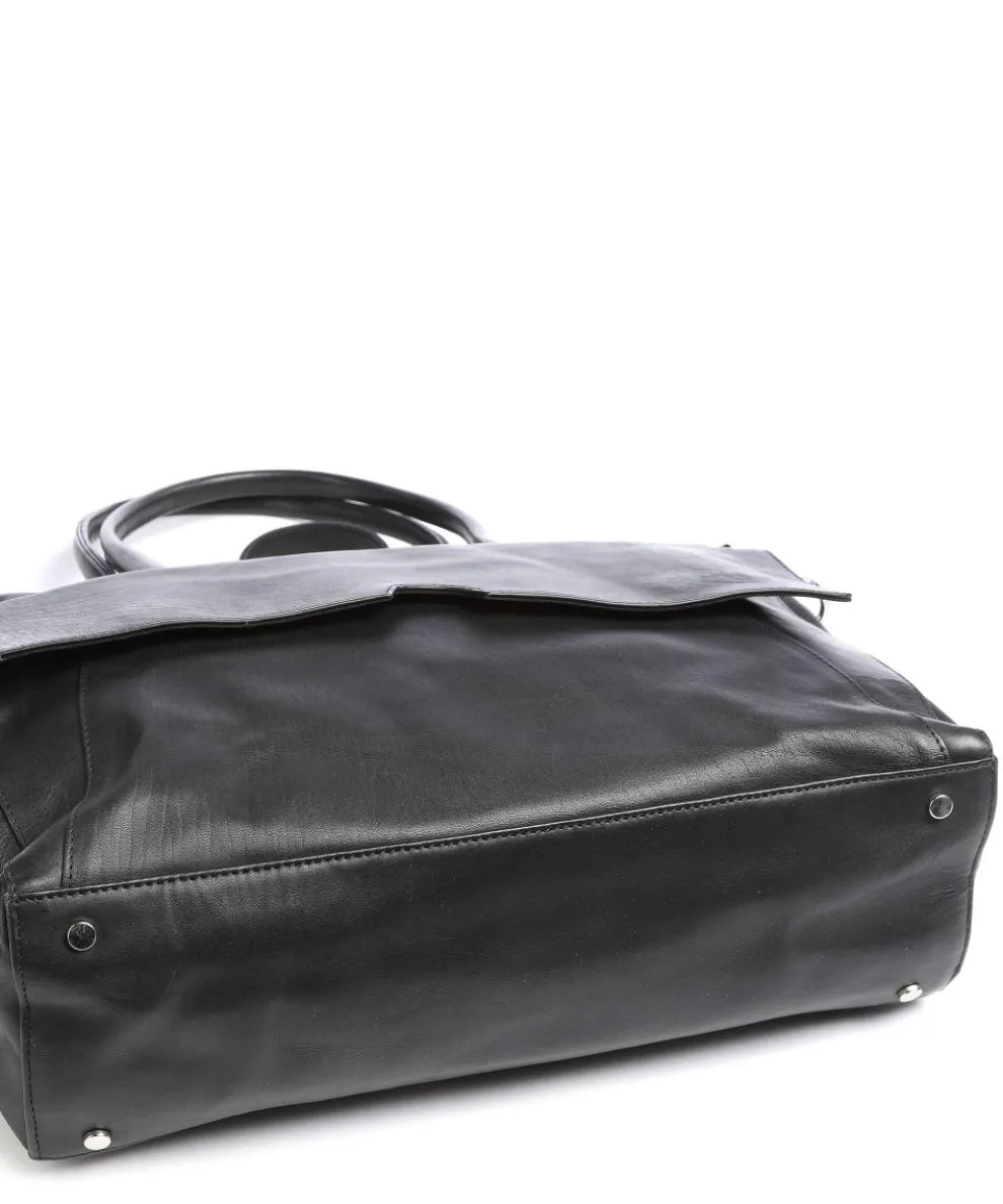 Nobi Handtasche 13″ Rindsleder schwarz