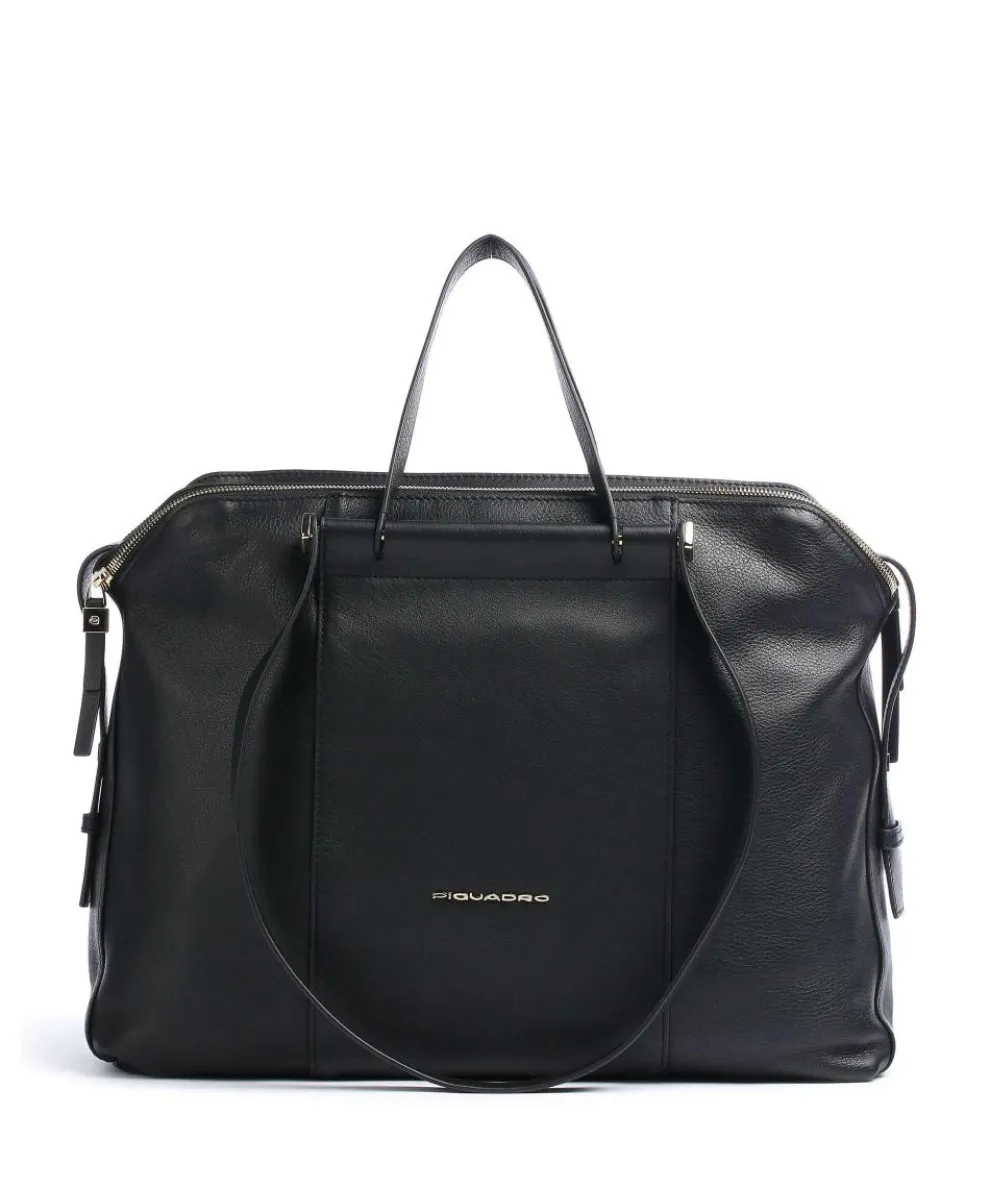 Circle Aktentasche 14″ fein genarbtes Rindsleder schwarz