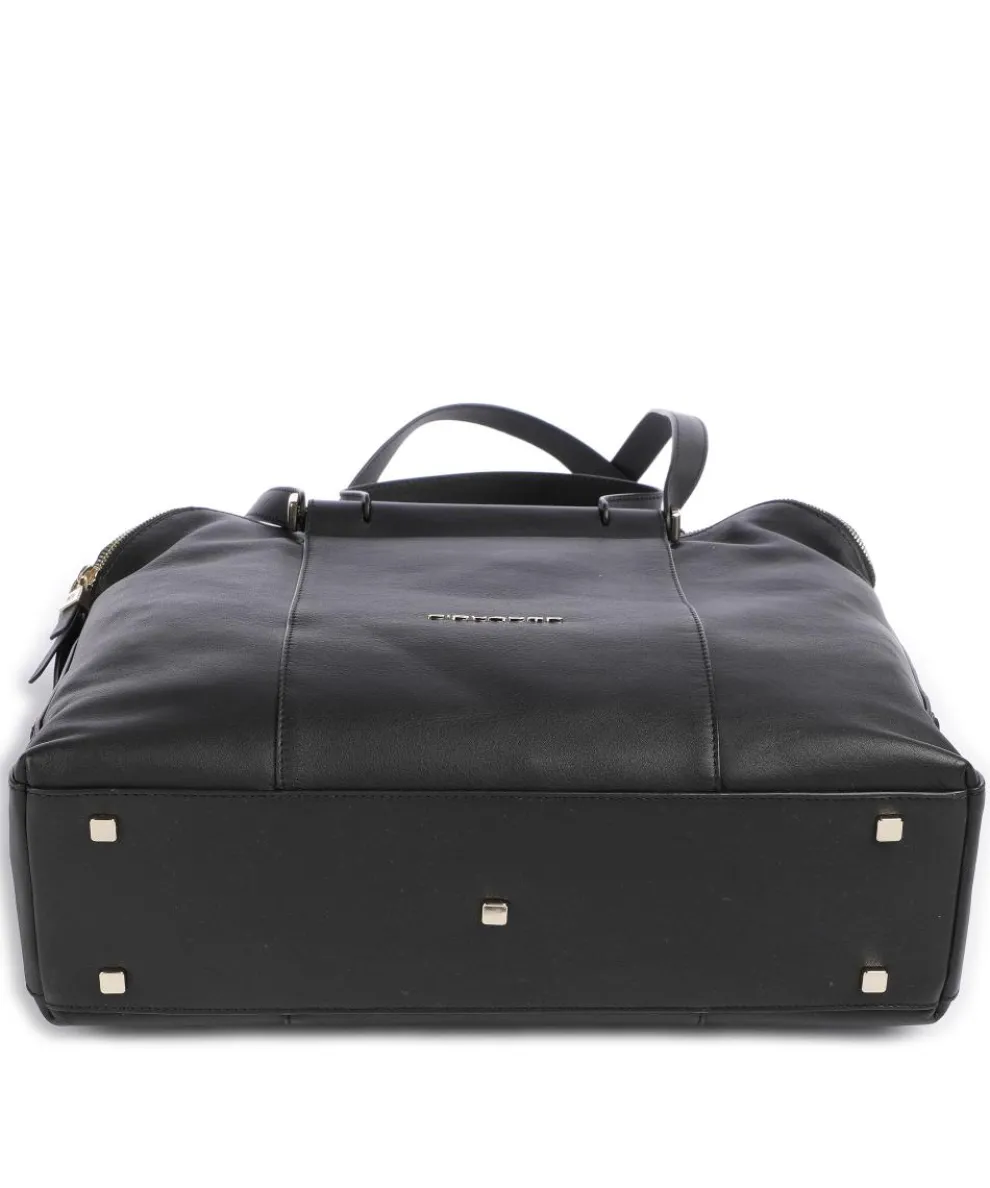 Circle Aktentasche 14″ fein genarbtes Rindsleder schwarz