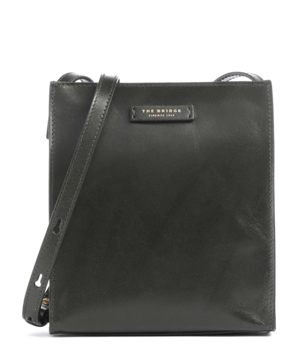 Mirra Umhängetasche fein genarbtes Rindsleder khaki