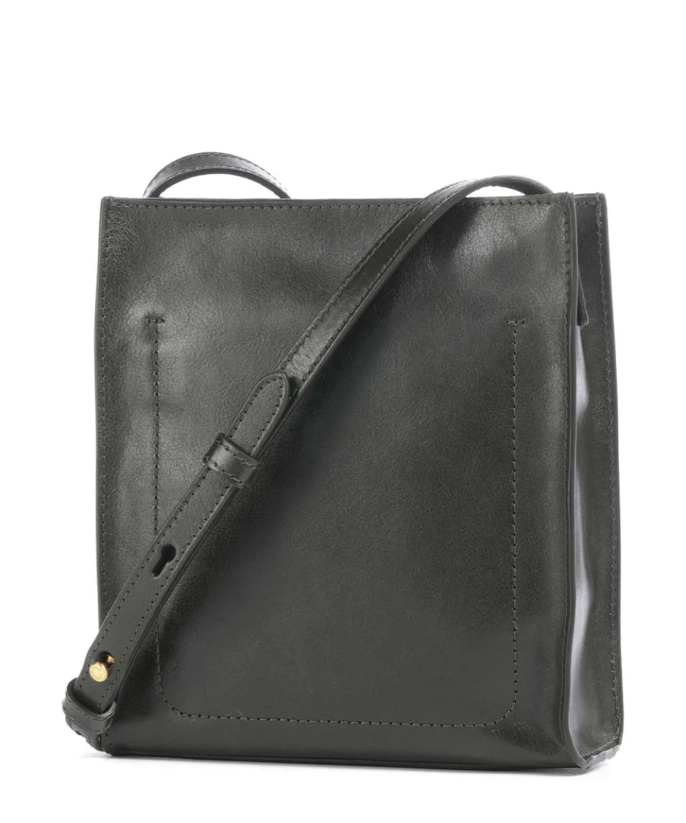 Mirra Umhängetasche fein genarbtes Rindsleder khaki