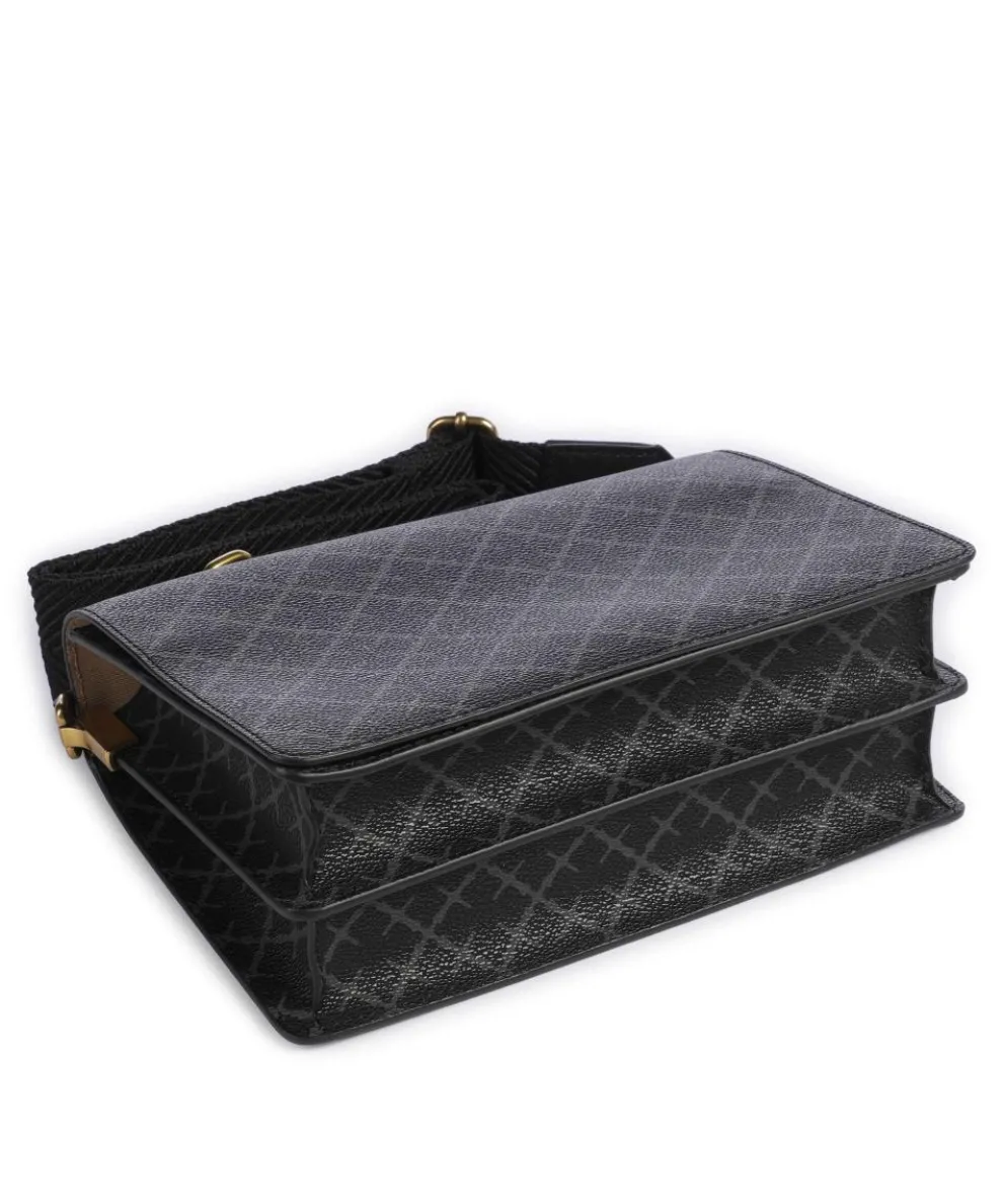 Loenna Umhängetasche Lederimitat schwarz