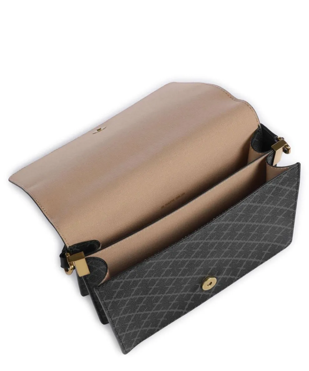 Loenna Umhängetasche Lederimitat schwarz