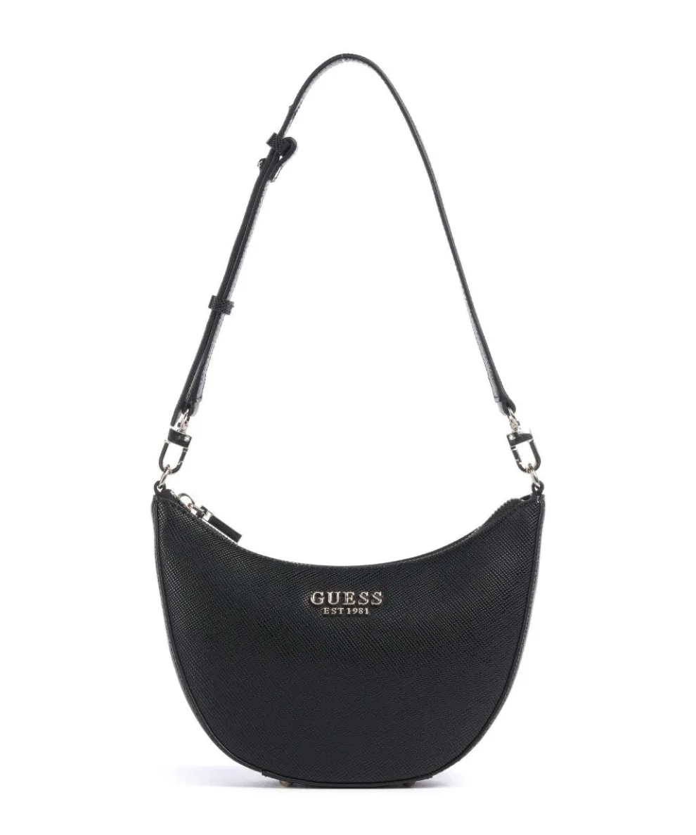 Fedena Schultertasche Lederimitat schwarz