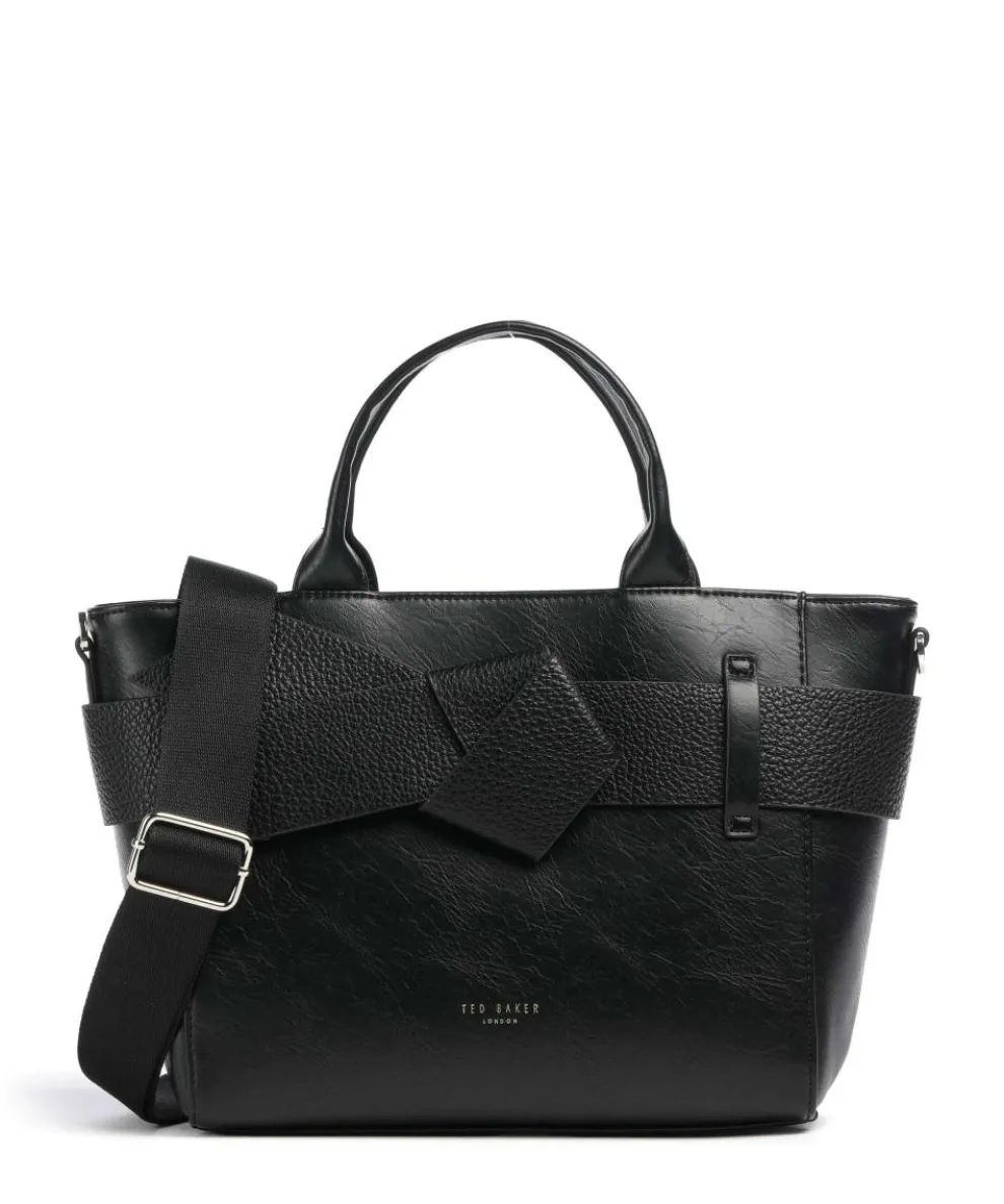 Jimsa Handtasche Lederimitat schwarz