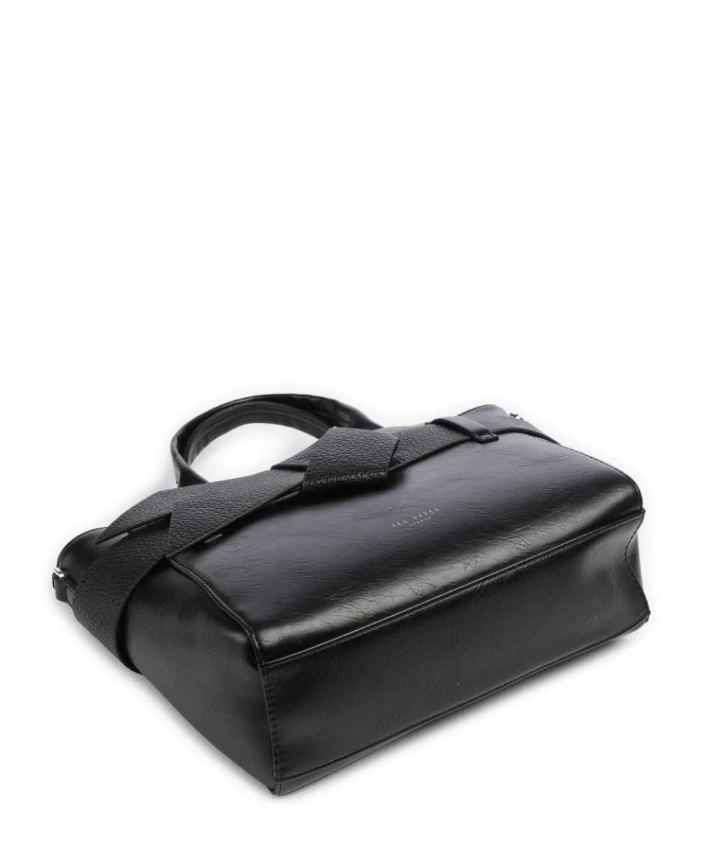 Jimsa Handtasche Lederimitat schwarz