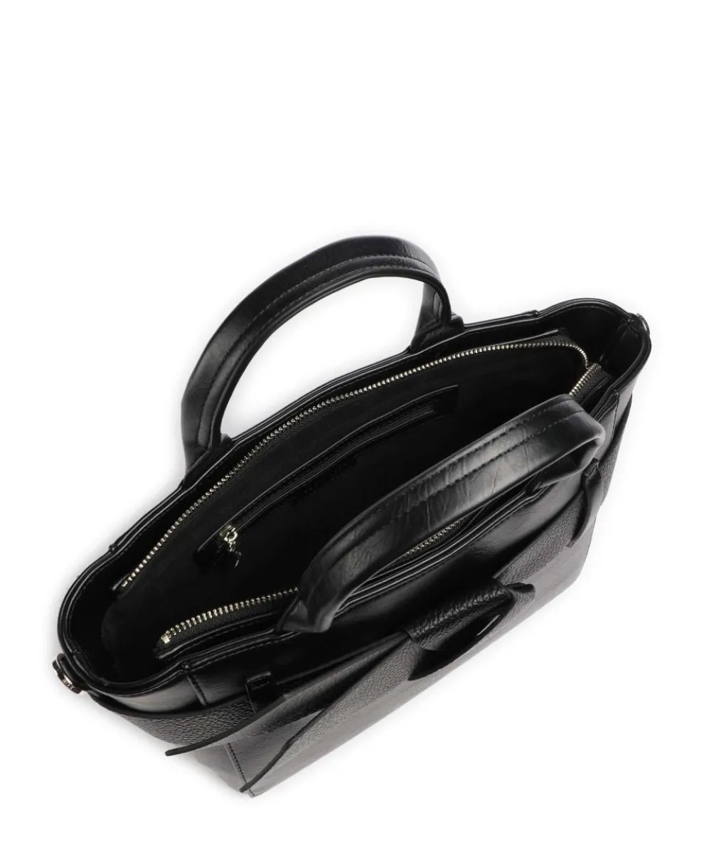 Jimsa Handtasche Lederimitat schwarz