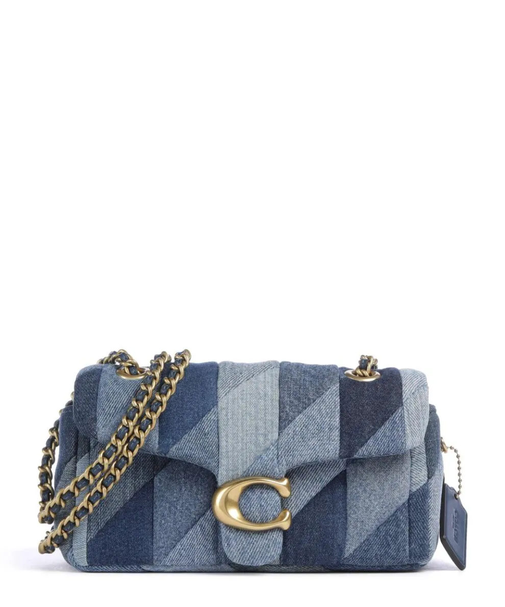 Tabby Patchwork 20 Schultertasche Baumwolle blau