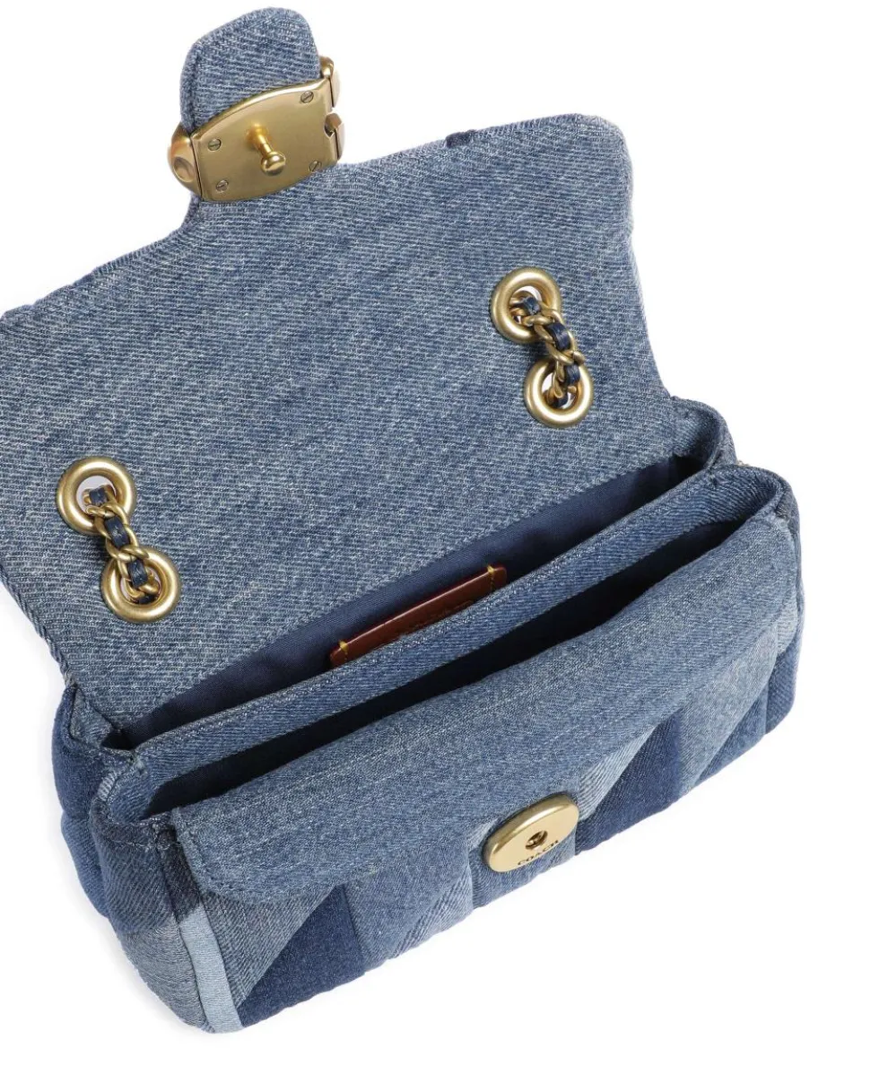 Tabby Patchwork 20 Schultertasche Baumwolle blau