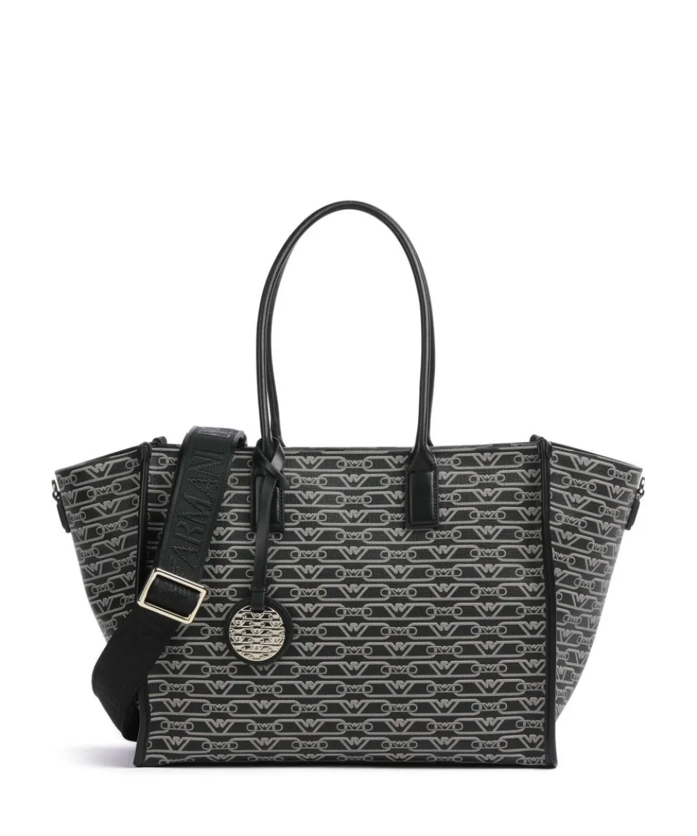 La Gio Shopper Lederimitat schwarz