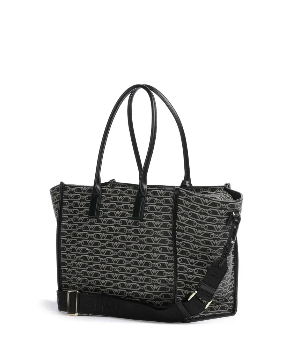 La Gio Shopper Lederimitat schwarz