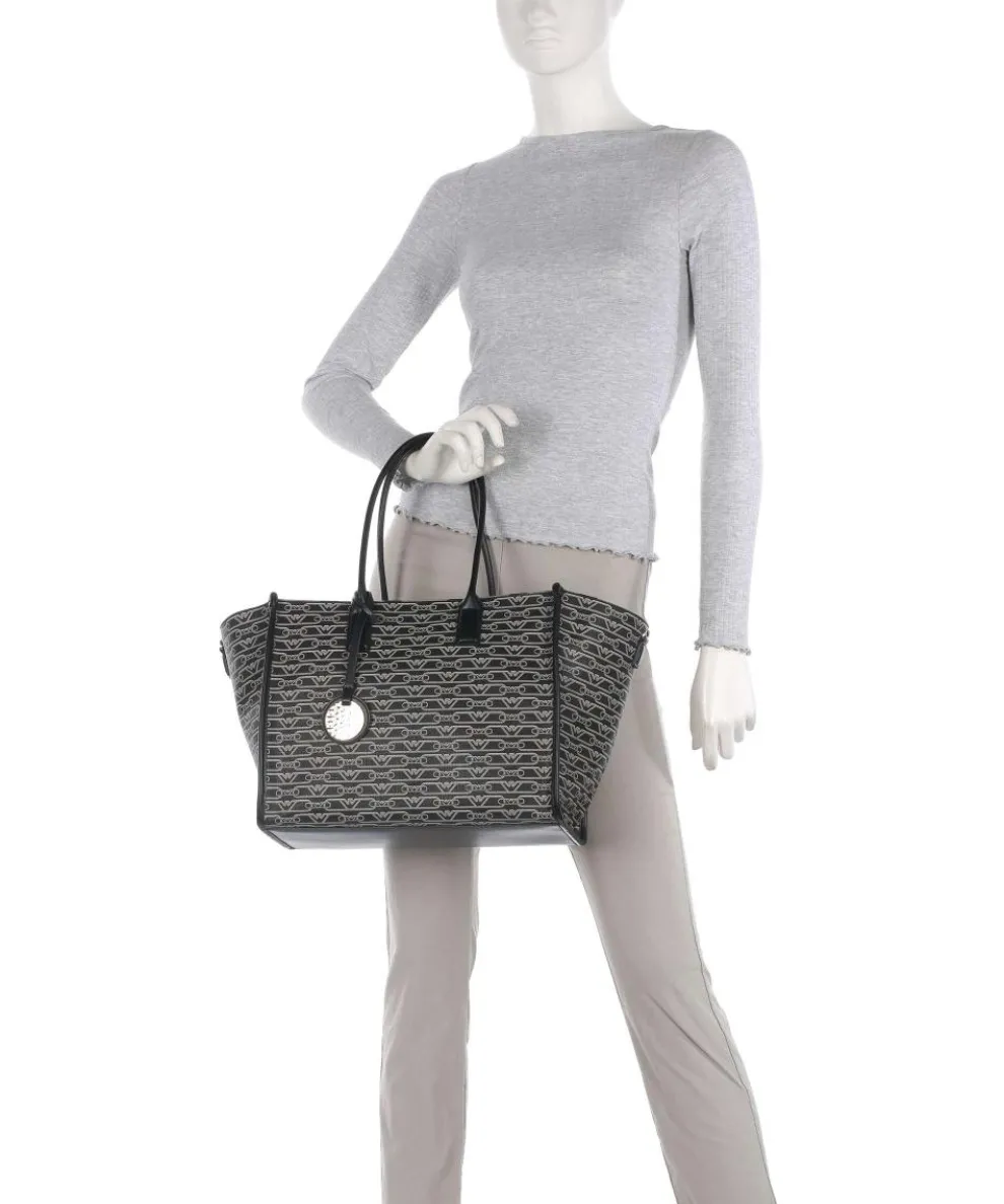 La Gio Shopper Lederimitat schwarz