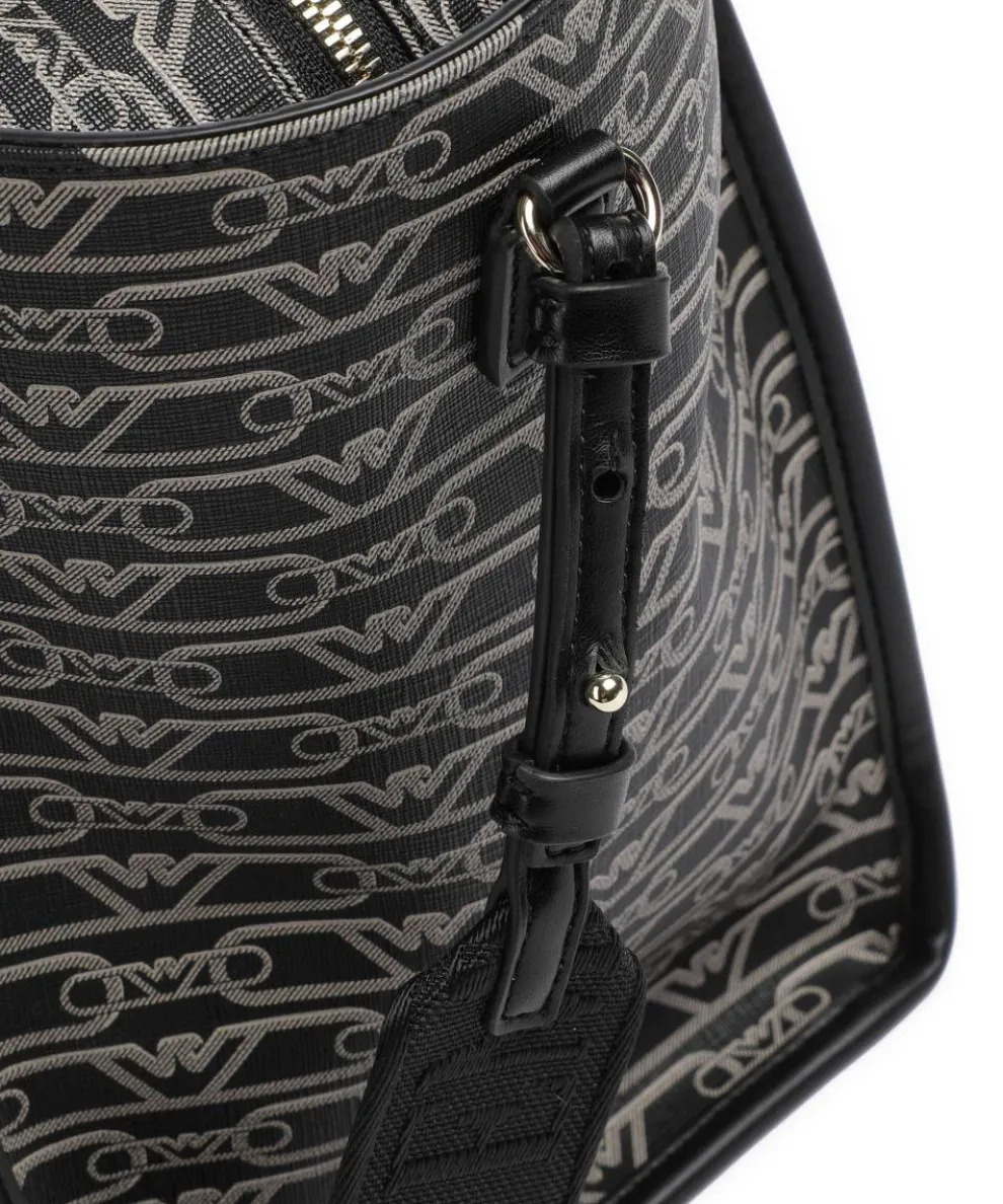 La Gio Shopper Lederimitat schwarz