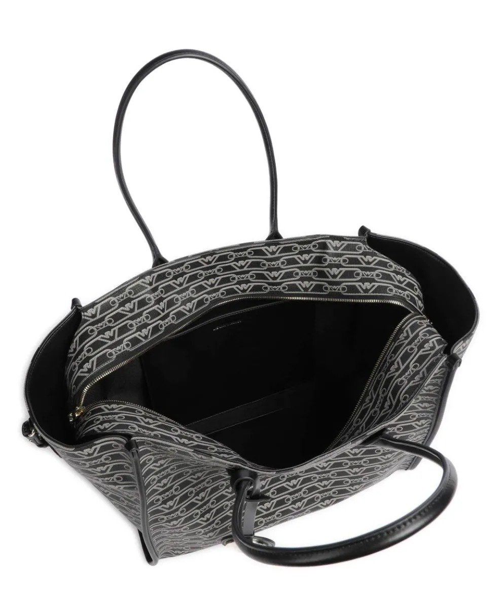 La Gio Shopper Lederimitat schwarz