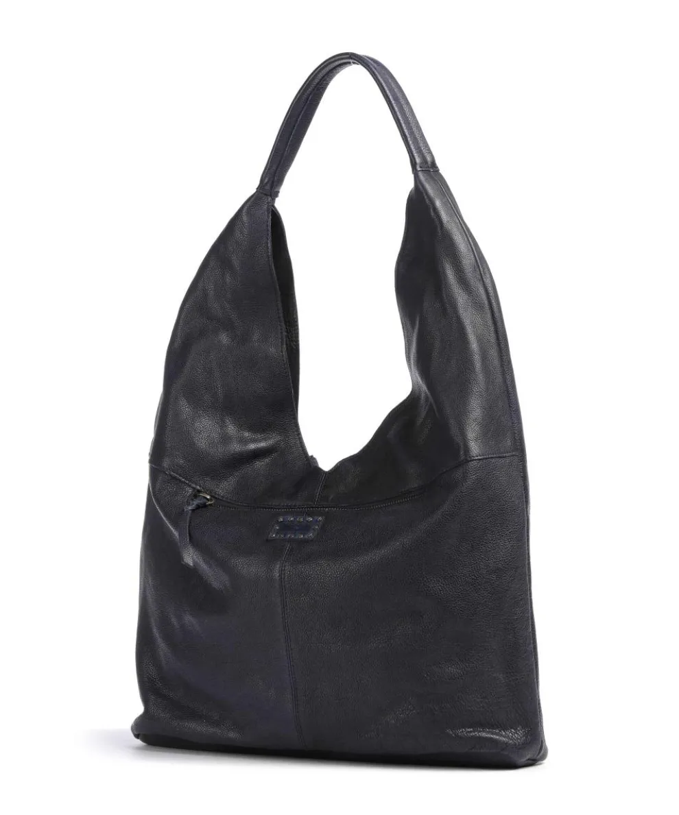 Lachnerstrasse 5 Shopper genarbtes Rindsleder navy