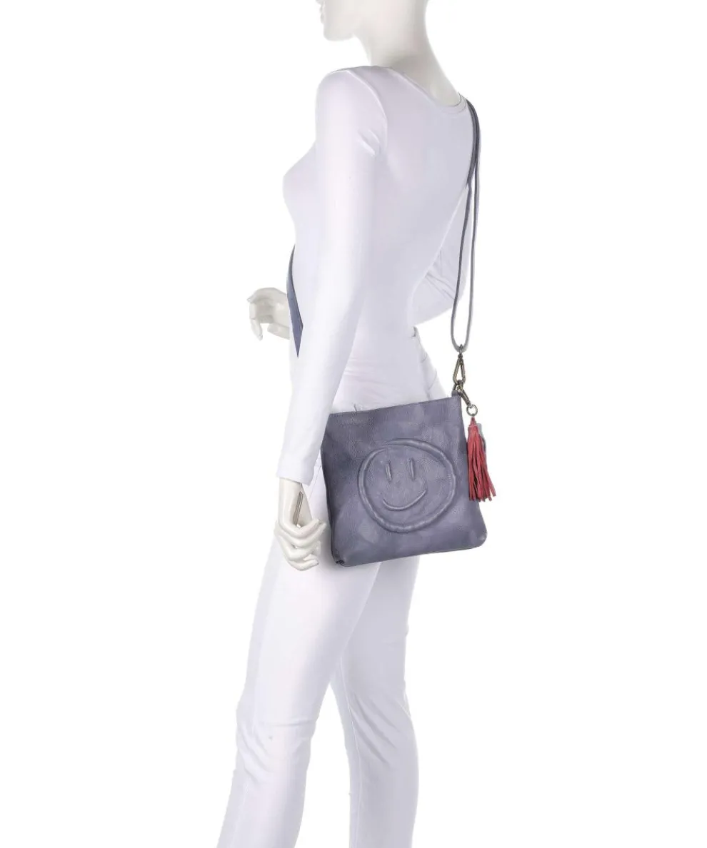 Lachnerstrasse 4 Umhängetasche genarbtes Rindsleder lavendel