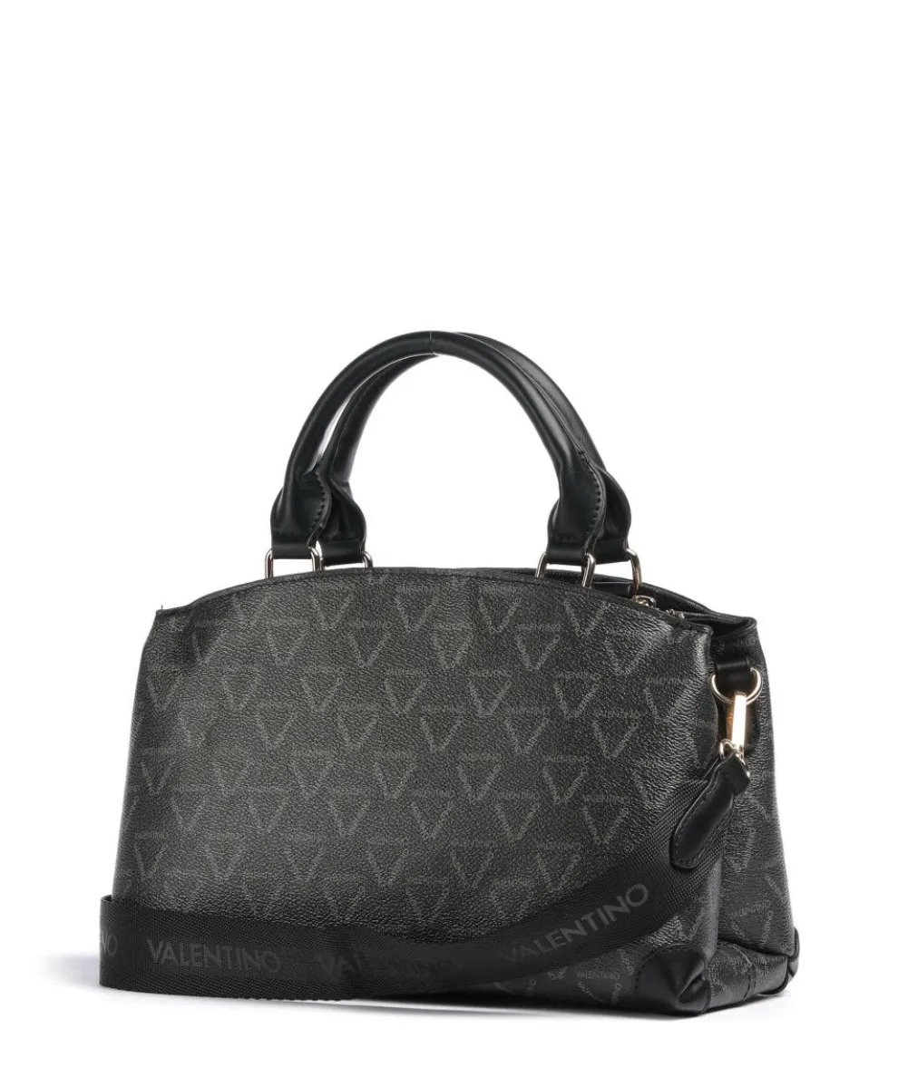 Lady Re Handtasche Lederimitat schwarz