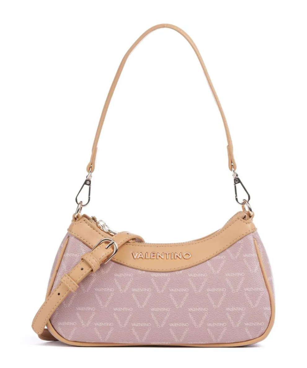 Lady Re Schultertasche Lederimitat altrosa