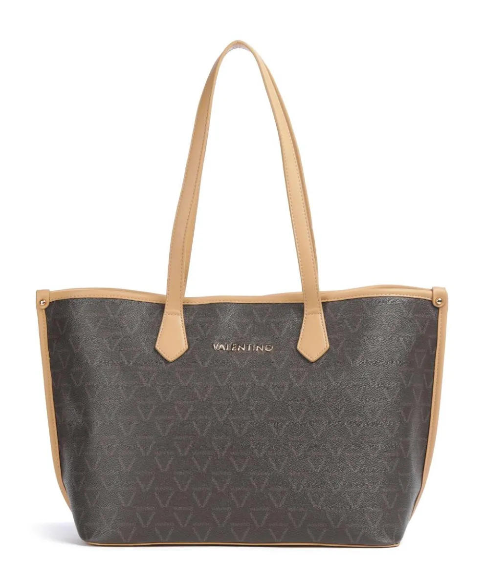 Lady Re Shopper Lederimitat dunkelbraun