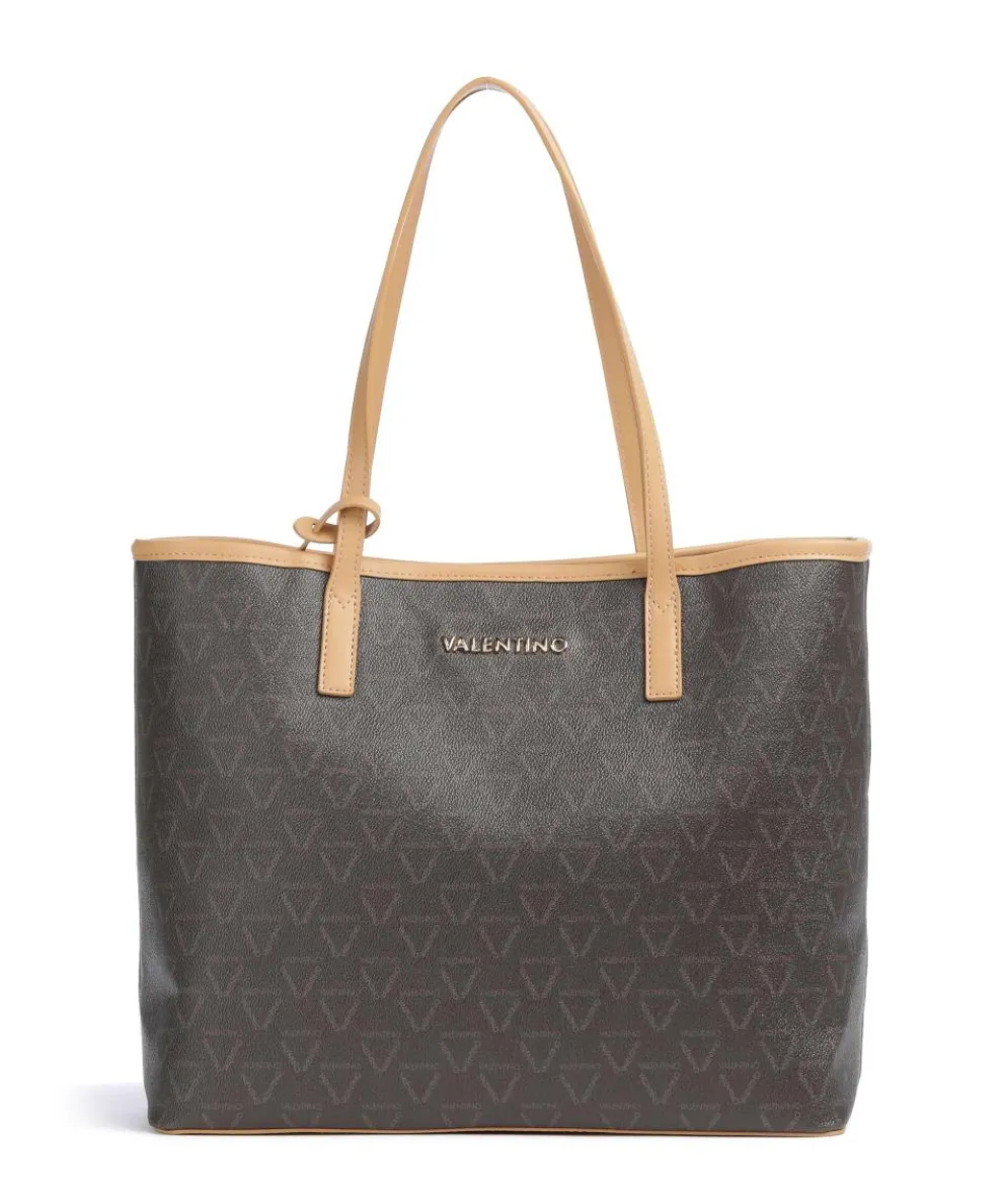 Lady Re Shopper Lederimitat dunkelbraun