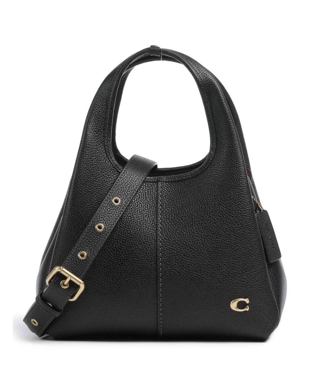 Lana 23 Handtasche genarbtes Leder schwarz