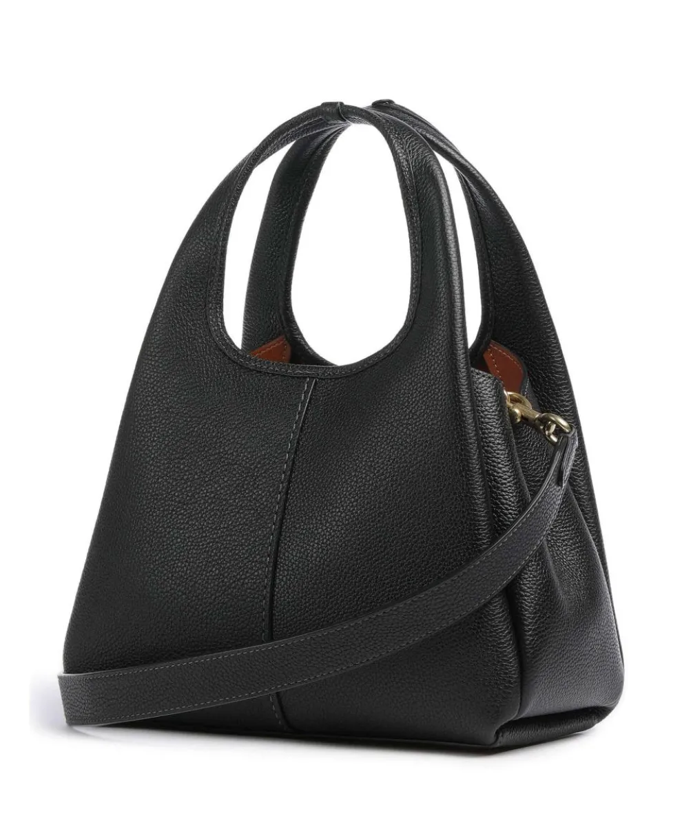 Lana 23 Handtasche genarbtes Leder schwarz