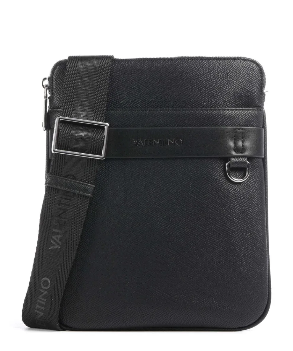 Landon Umhängetasche Lederimitat schwarz