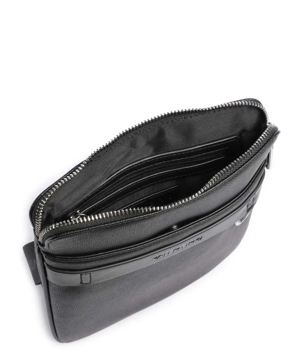 Landon Umhängetasche Lederimitat schwarz