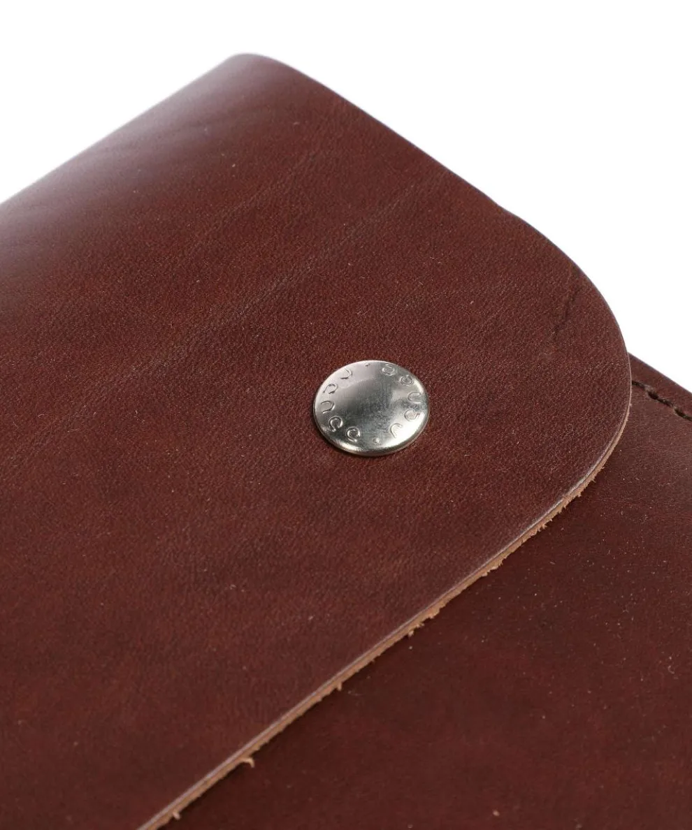 Laptophülle 13″ fein genarbtes Rindsleder dunkelbraun