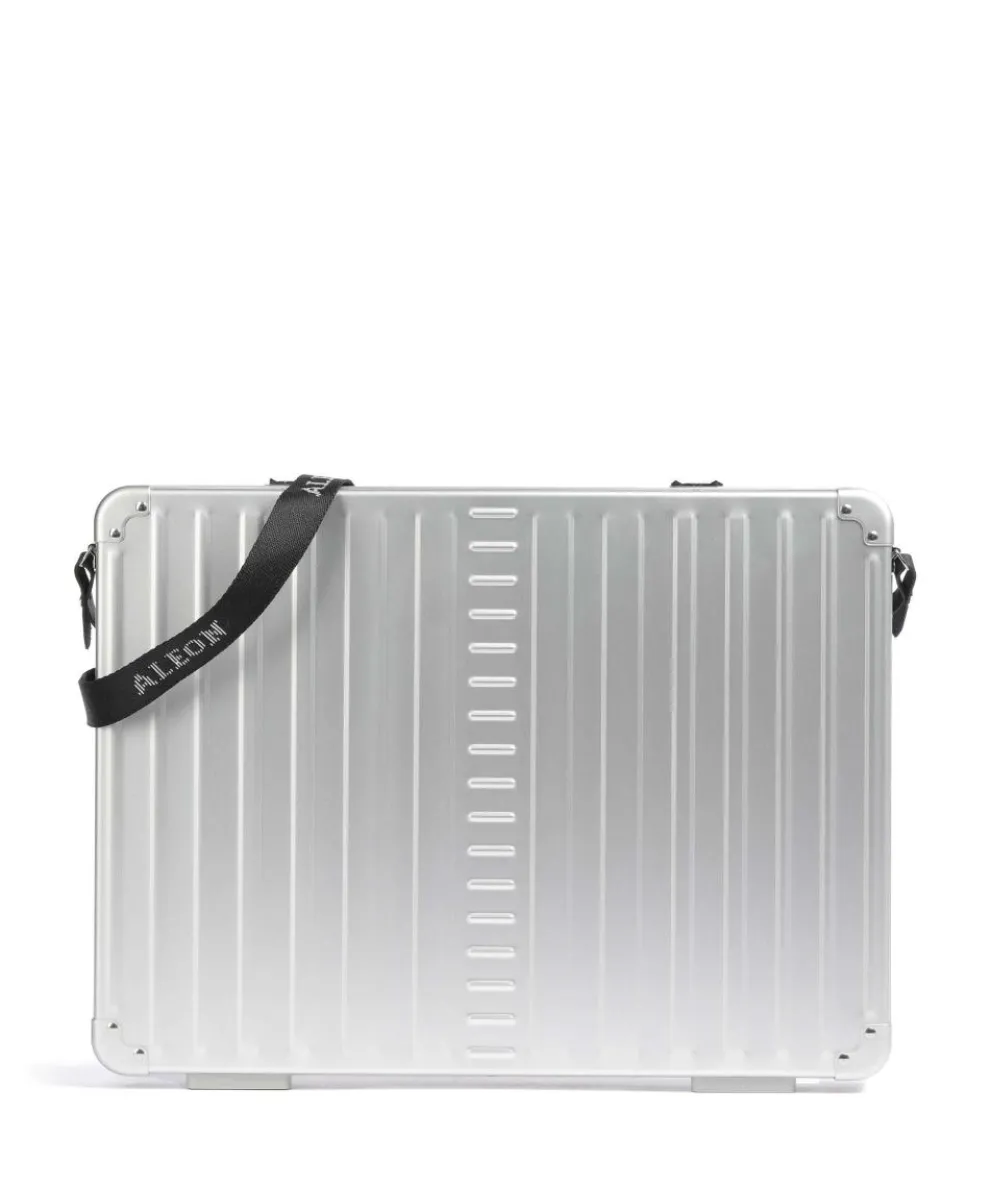 Laptoptasche 17″ Aluminium silber