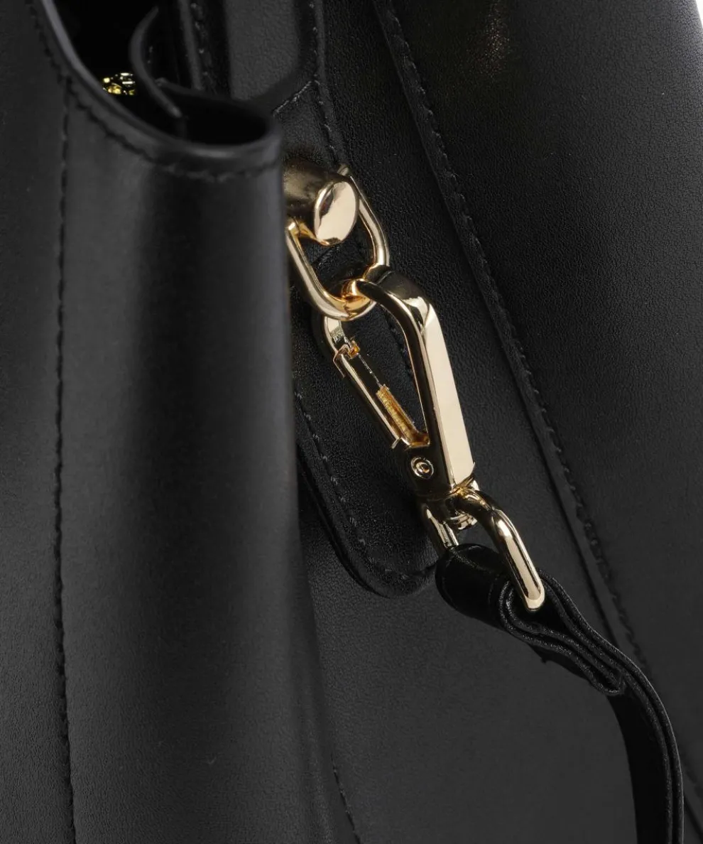 Laurie Handtasche fein genarbtes Leder schwarz