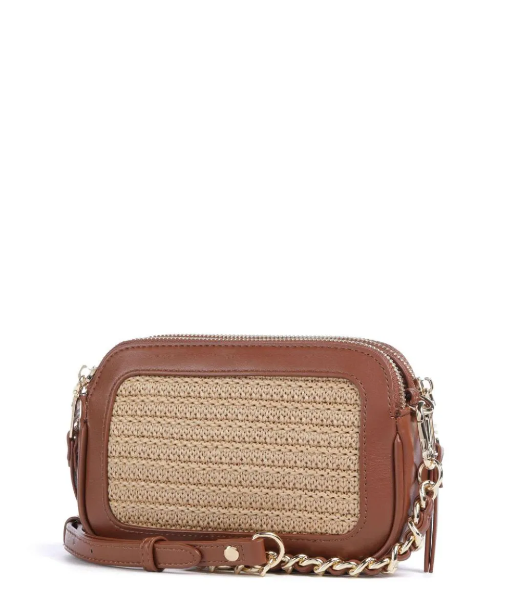 BDAISY-S Umhängetasche Papier, Lederimitat beige/braun