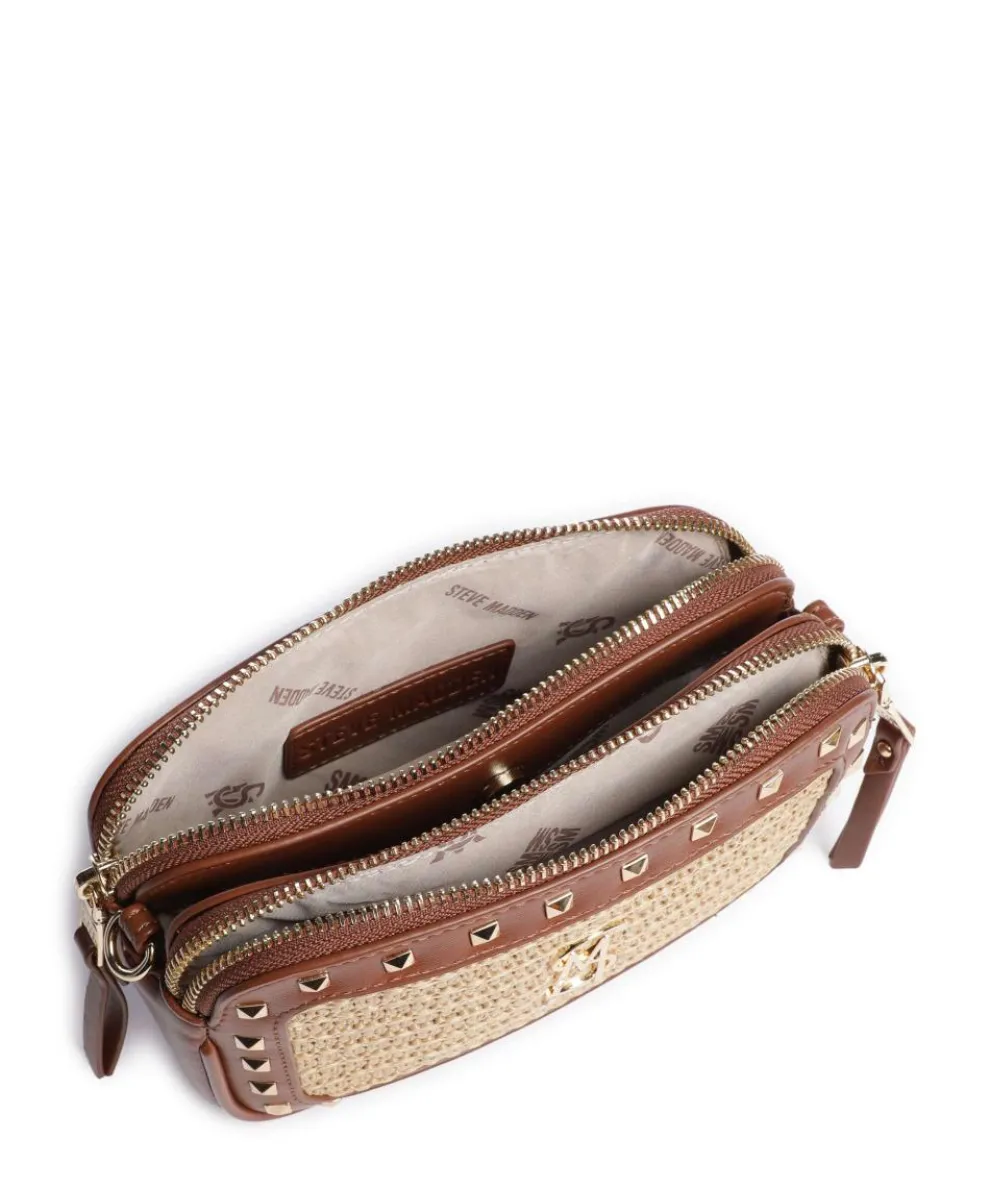 BDAISY-S Umhängetasche Papier, Lederimitat beige/braun