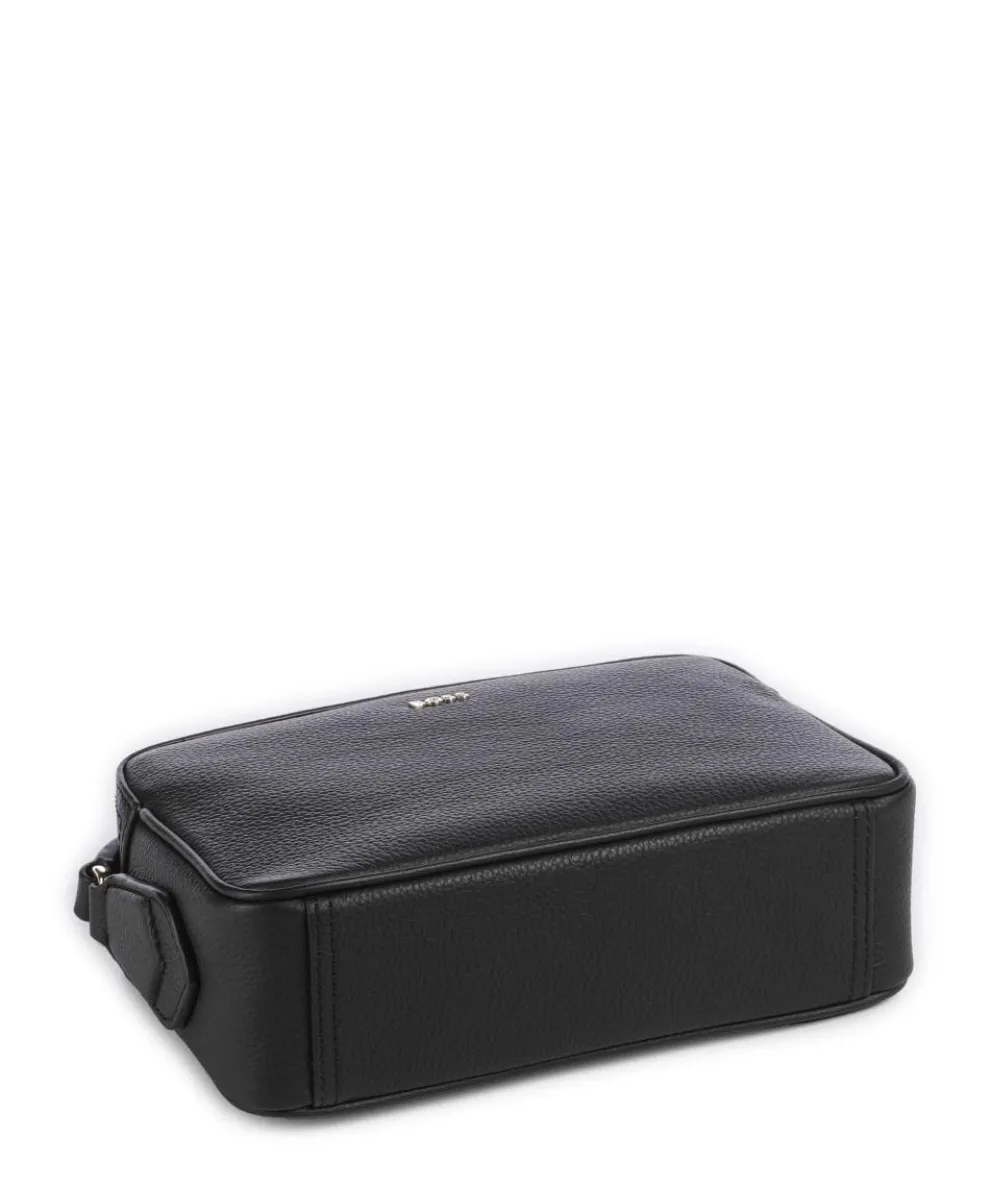 Lenah Umhängetasche genarbtes Rindsleder schwarz