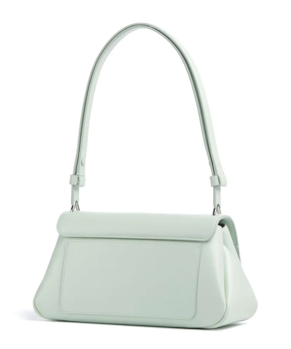 Grace Schultertasche fein genarbtes Leder mintgrün
