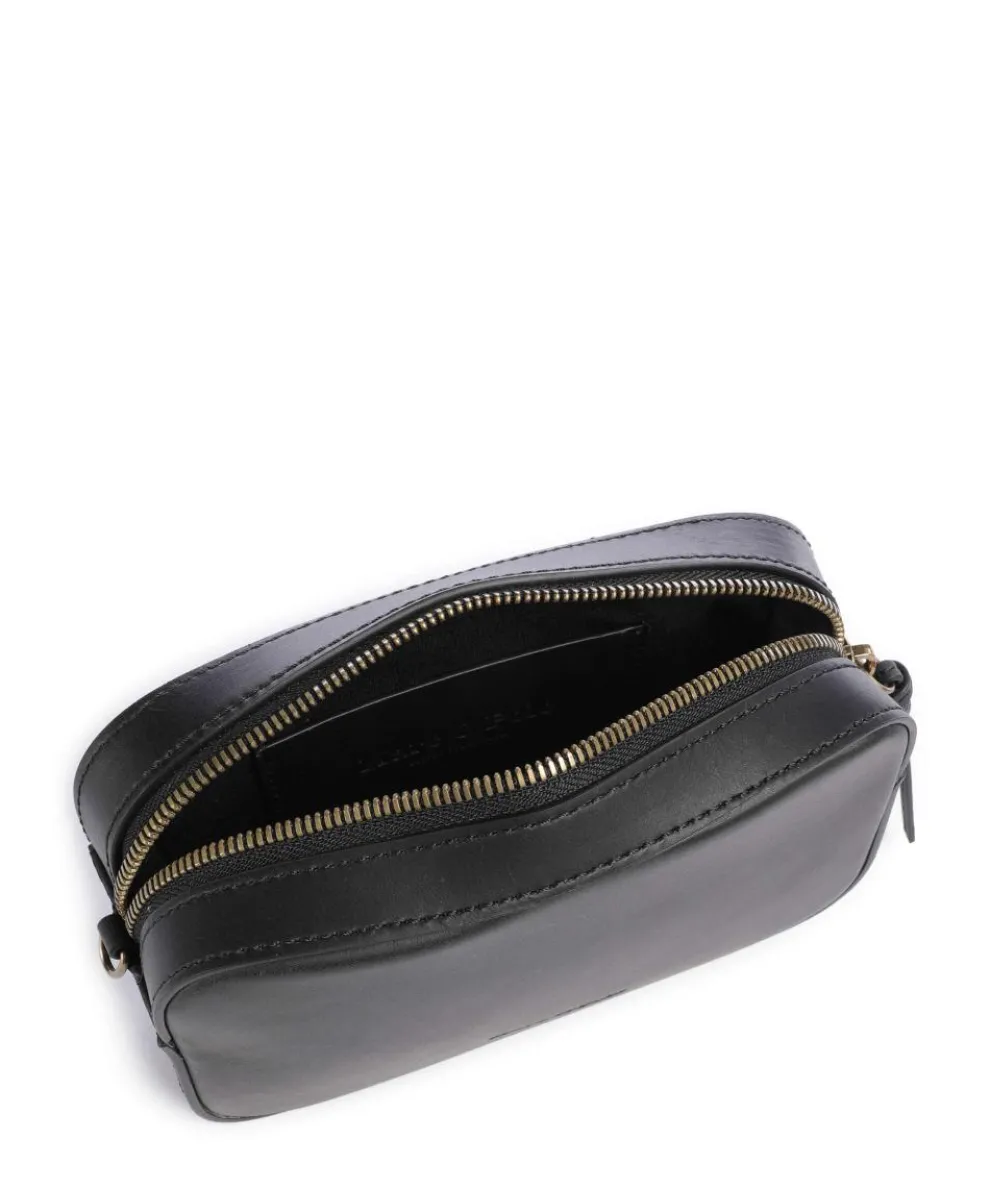 Liana XS Umhängetasche fein genarbtes Rindsleder schwarz