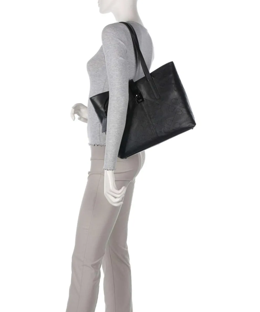 Liberty Shopper genarbtes Rindsleder schwarz