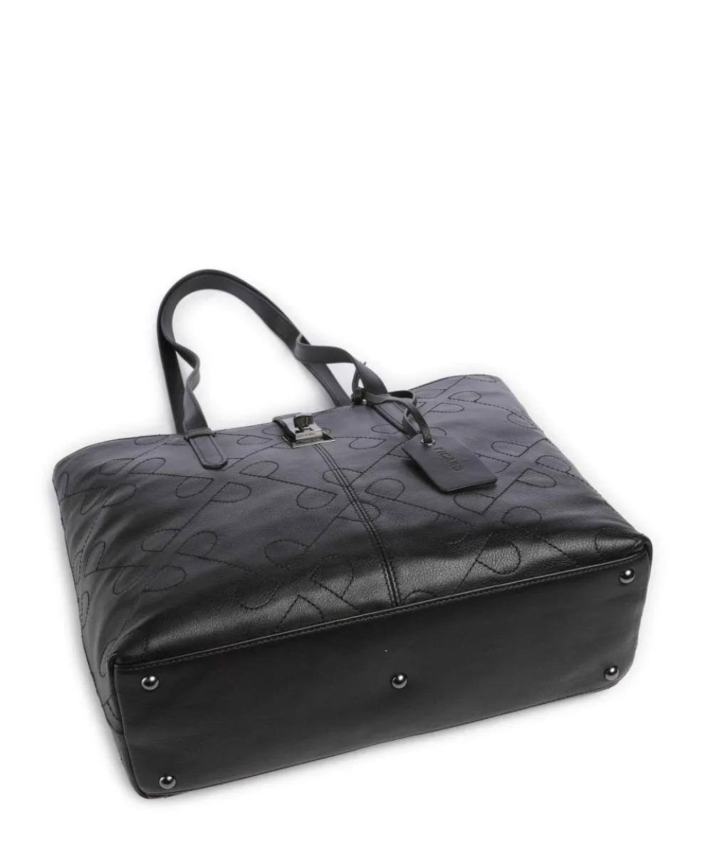 Liberty Shopper genarbtes Rindsleder schwarz