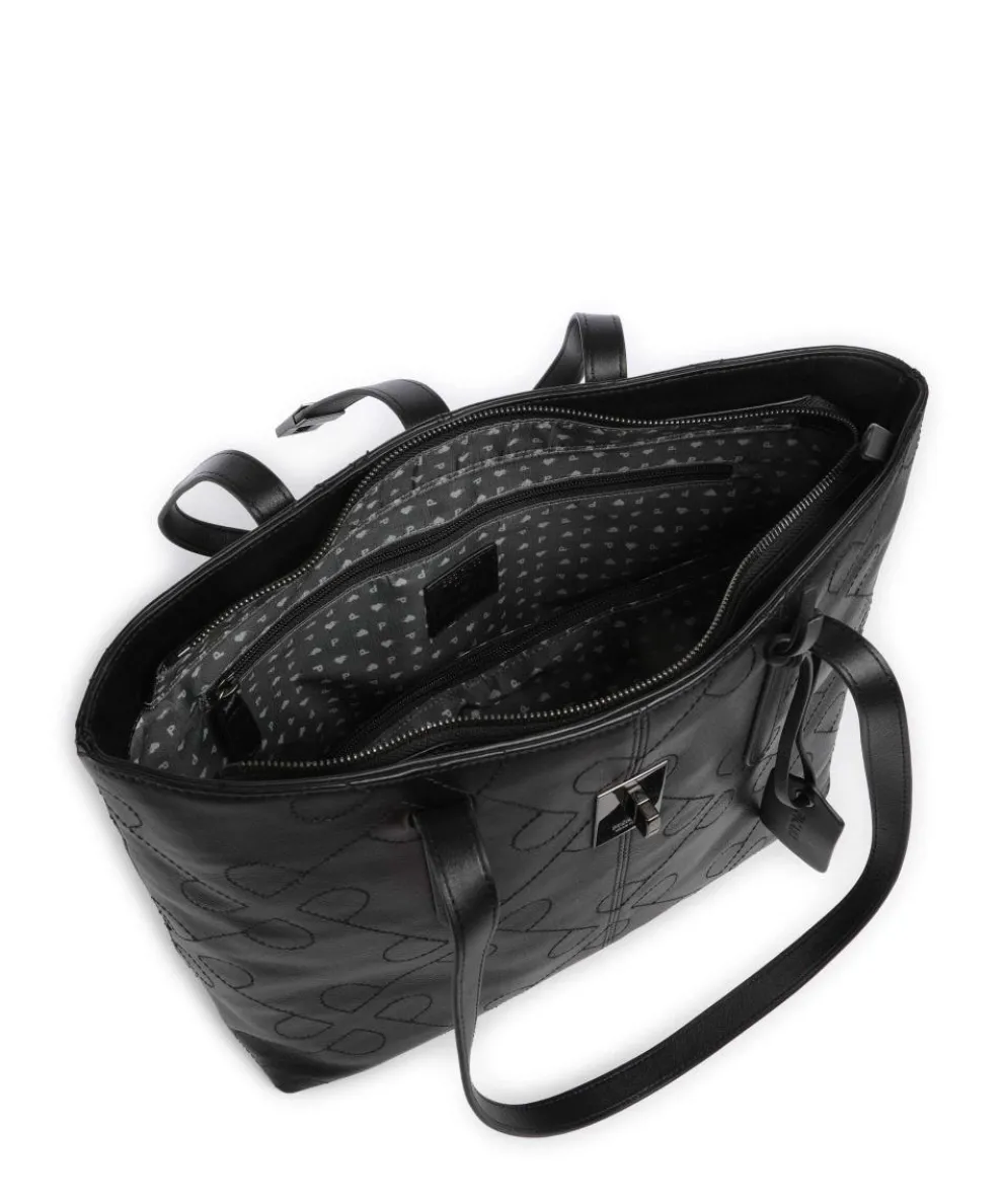 Liberty Shopper genarbtes Rindsleder schwarz