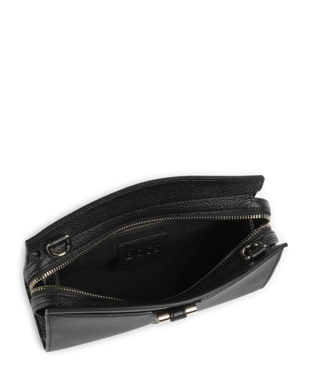 Lidney Umhängetasche genarbtes Rindsleder schwarz